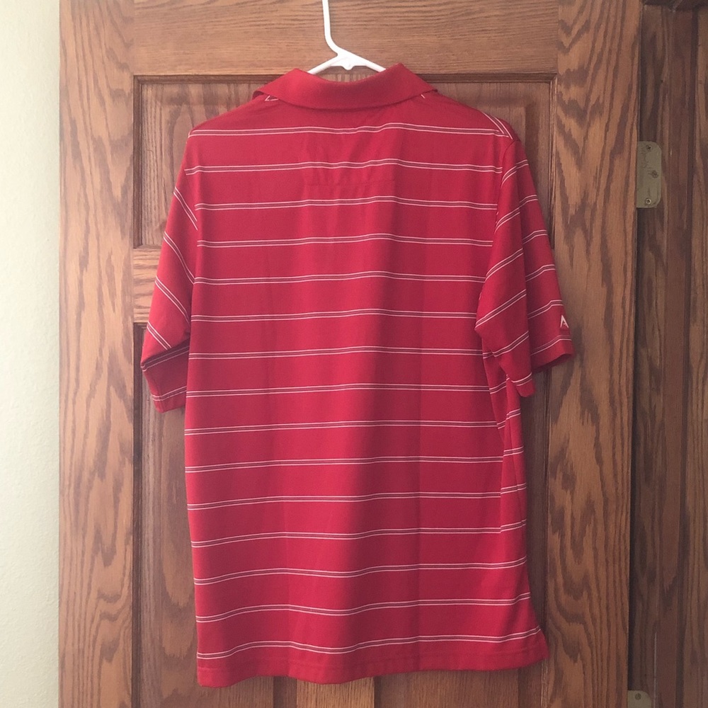Men’s Antigua Nebraska Cornhuskers Striped Polo - Picture 5 of 10